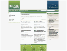 Tablet Screenshot of musicfromnorway.com